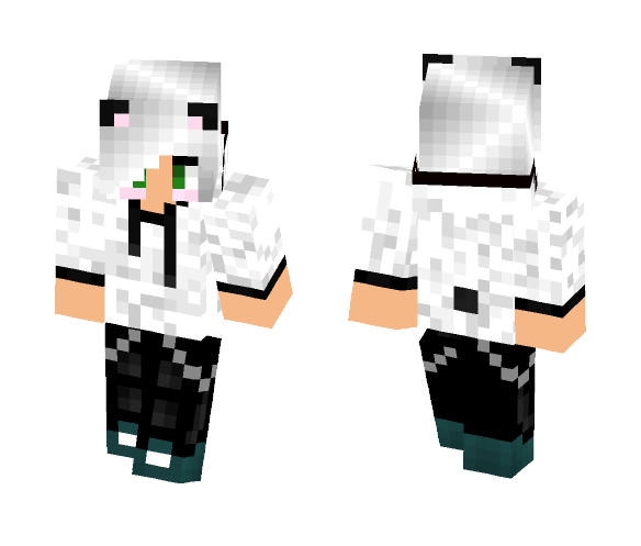panda Kawaii Travis - Kawaii Minecraft Skins - image 1
