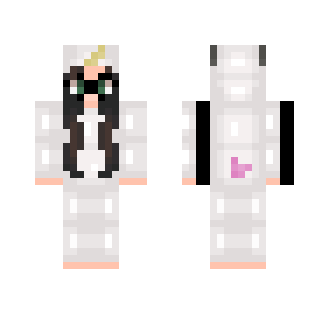 Girl With Unicorn Onesie - Girl Minecraft Skins - image 2