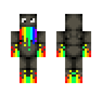 Just Rainbow Derp - Male Minecraft Skins - image 2