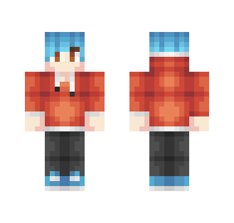 Cool Blue Dude Skin - Male Minecraft Skins - image 2