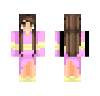 Kimono Kitty Girl - Girl Minecraft Skins - image 2