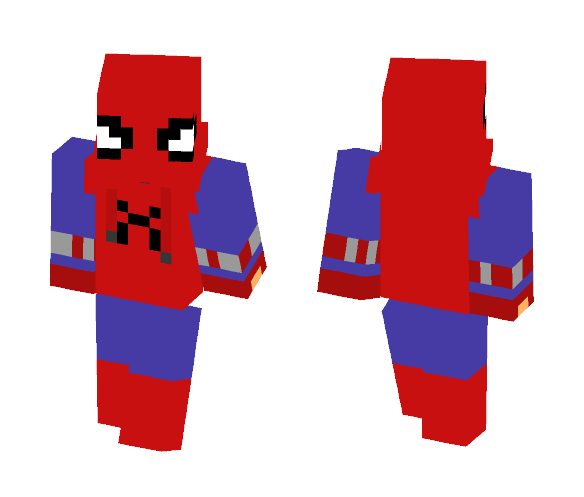 Spider-man Homecoming Homemade Suit - Comics Minecraft Skins - image 1