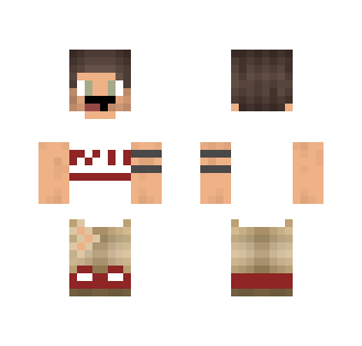 Long White T-Shirt - Male Minecraft Skins - image 2