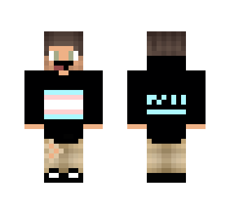 Trans* Hoodie - Male Minecraft Skins - image 2