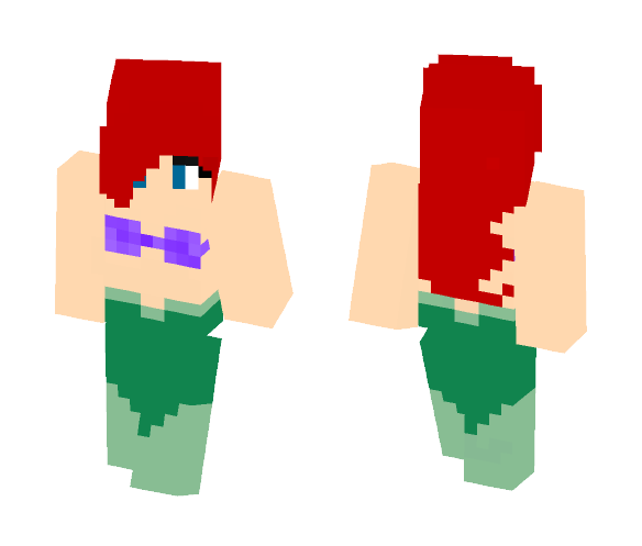 Ariel The Mermaid - Female Minecraft Skins - image 1