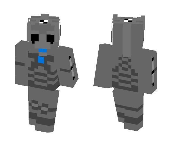 Upgraded Cyberman - Male Minecraft Skins - image 1