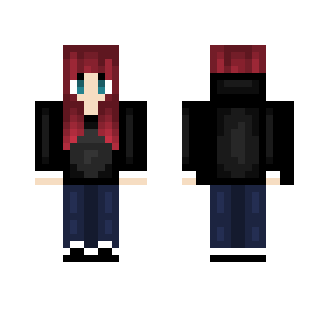 Red-Head Hoodie - Female Minecraft Skins - image 2