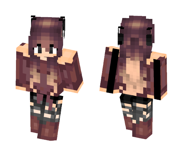 Wolf girl - Girl Minecraft Skins - image 1