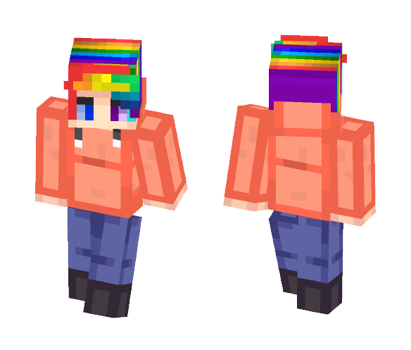 Rainbow | GamerFern - Male Minecraft Skins - image 1