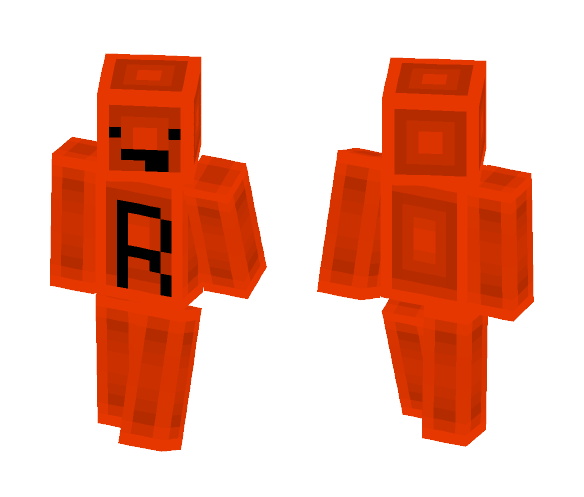 Red stone man - Male Minecraft Skins - image 1