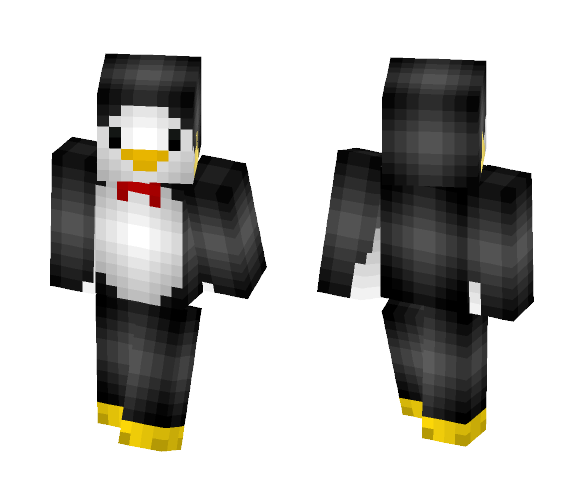 Penguin With A Bow Tie - Male Minecraft Skins - image 1