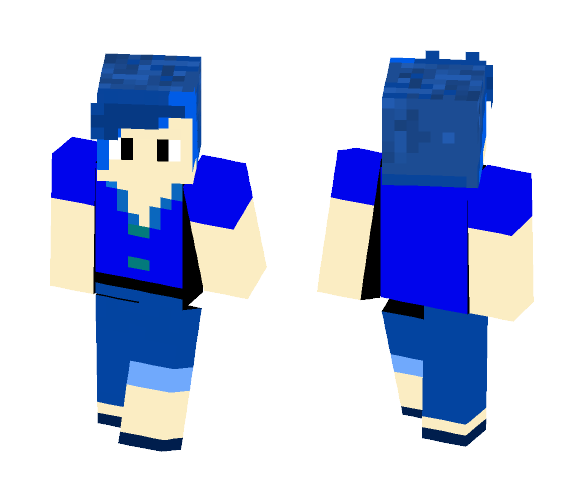Farm boy Blue Version - Boy Minecraft Skins - image 1