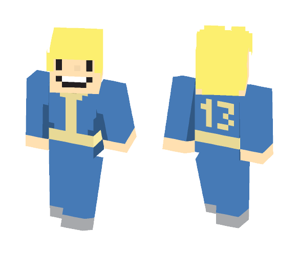 Vault Boy VAULT-TEC - Boy Minecraft Skins - image 1
