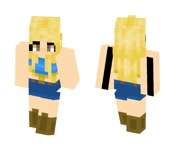 Jordana Summer Outfit - Female Minecraft Skins - image 1