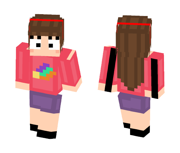 Mabel Pines - Gravity Falls - Female Minecraft Skins - image 1