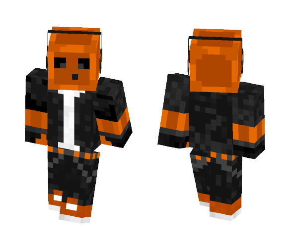 Orange Slime - Male Minecraft Skins - image 1