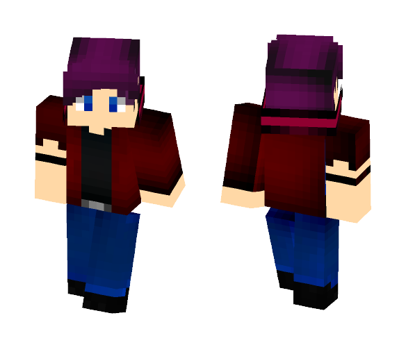 Teen Male With Hoodie - Male Minecraft Skins - image 1
