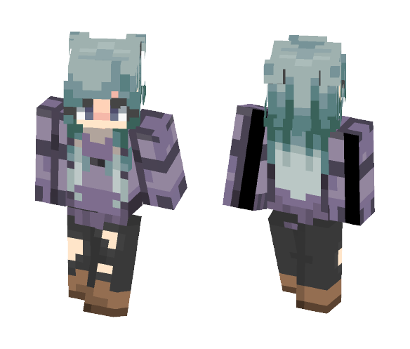 -|@ Purple Love @|- - Female Minecraft Skins - image 1