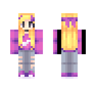 Purple Lover - Female Minecraft Skins - image 2