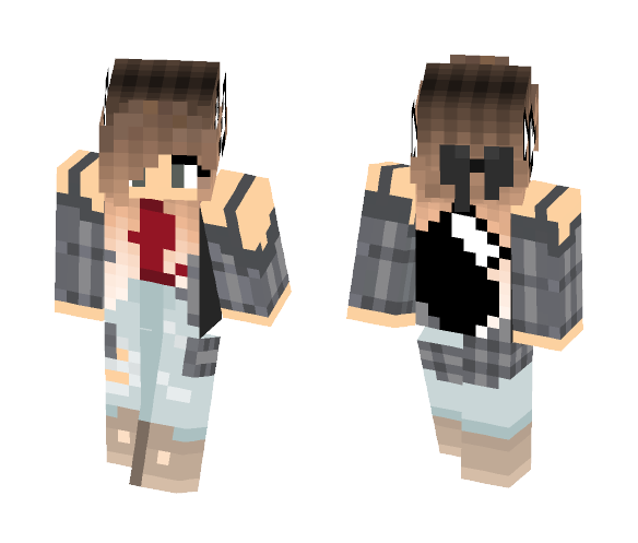 Download Wolf Girl Minecraft Skin  for Free 