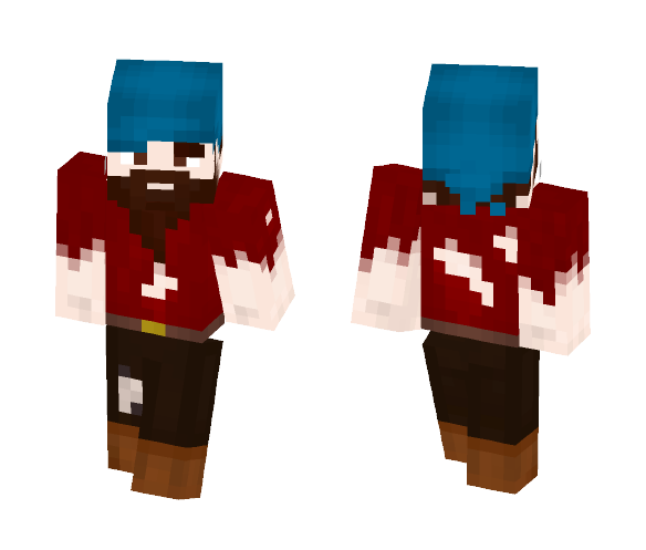 Shipwrecked Pirate - Male Minecraft Skins - image 1