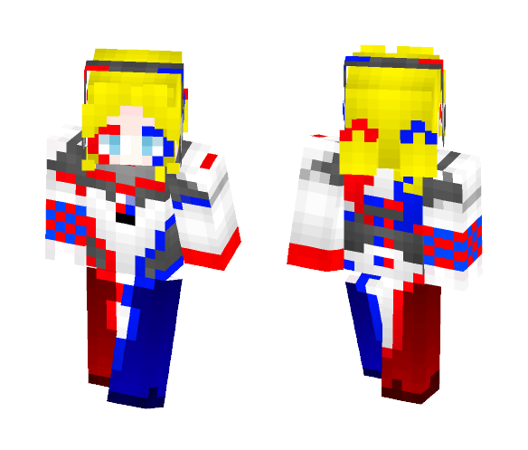 Harley Quinn D.va - Comics Minecraft Skins - image 1