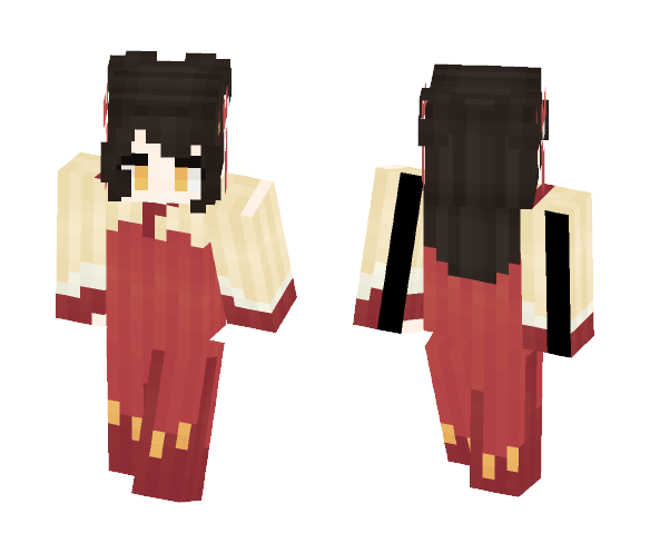 ⊰ Warm Kimono Girl ⊱ - Girl Minecraft Skins - image 1