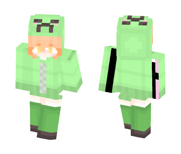 ♡Creeper girl♡ - Female Minecraft Skins - image 1