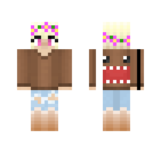 Inieloo | DOMO Girl [Requested] - Girl Minecraft Skins - image 2