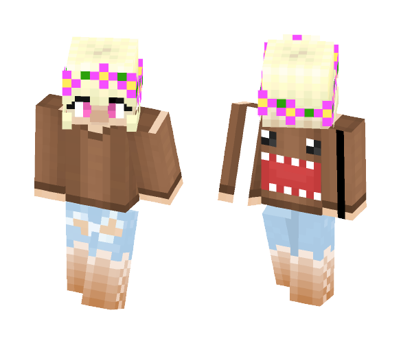 Inieloo | DOMO Girl [Requested] - Girl Minecraft Skins - image 1