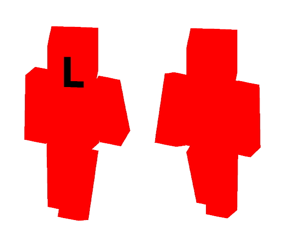 Red L Skin - Male Minecraft Skins - image 1