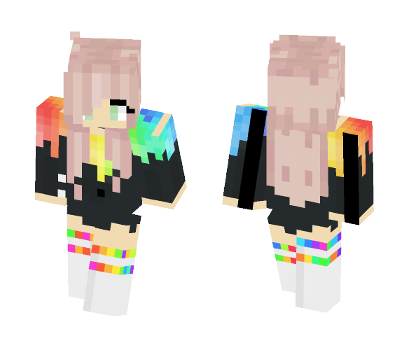 Splash of color - Female Minecraft Skins - image 1