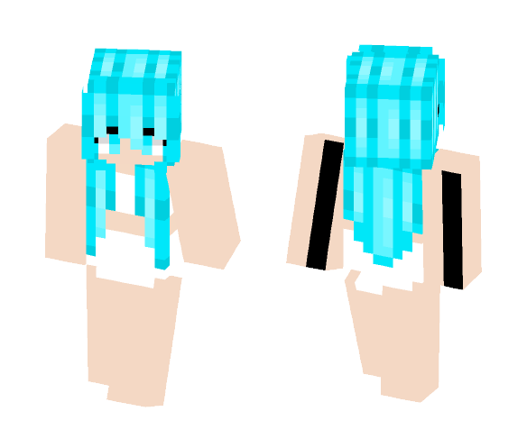 вluê lS тнê nêш вlåcκ - Female Minecraft Skins - image 1