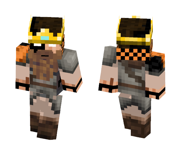 New Jenava - King Cemal (Bearded) - Male Minecraft Skins - image 1