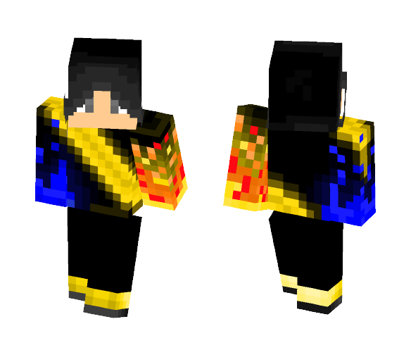 Water And Fire - Male Minecraft Skins - image 1