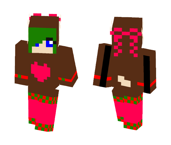 Christmas Reindeer Onesie - Christmas Minecraft Skins - image 1