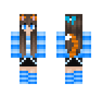 Cat Girl From TheChibiNarwhal - Cat Minecraft Skins - image 2