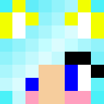 Blue Meif Wai Cat Girl - Cat Minecraft Skins - image 3