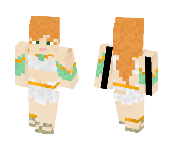 An Ancient Greek version of Alex - Female Minecraft Skins - image 1