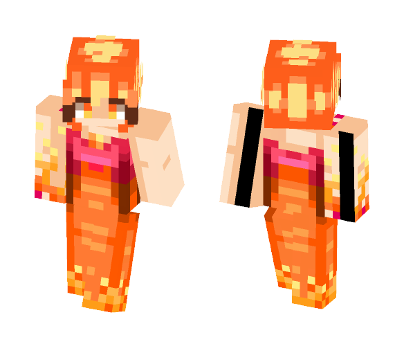 Adventure Time Flame Princess! - Female Minecraft Skins - image 1
