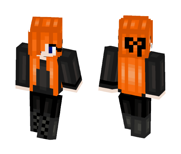 My Friend (Red Hair Girl) - Color Haired Girls Minecraft Skins - image 1