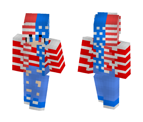 4th of July Girl - Girl Minecraft Skins - image 1