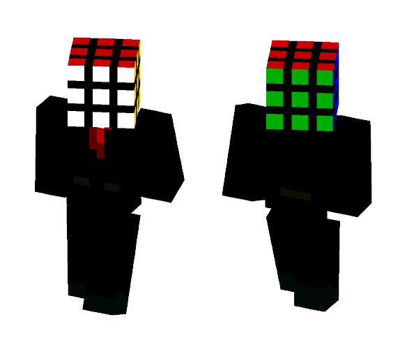 Rubix cube in tux - Male Minecraft Skins - image 1