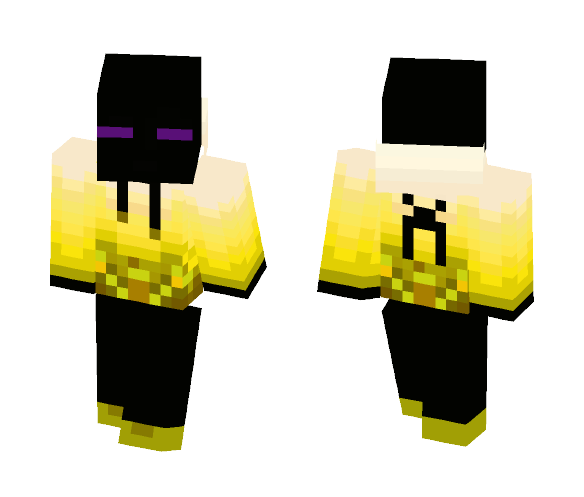 Enderman with yellow hoodie - Male Minecraft Skins - image 1