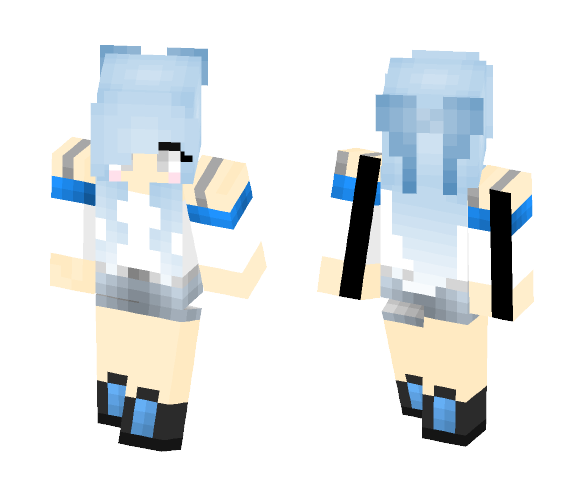 Blue Princess - Female Minecraft Skins - image 1