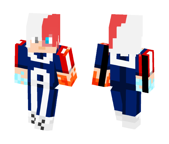 Todoroki Shouto - Male Minecraft Skins - image 1