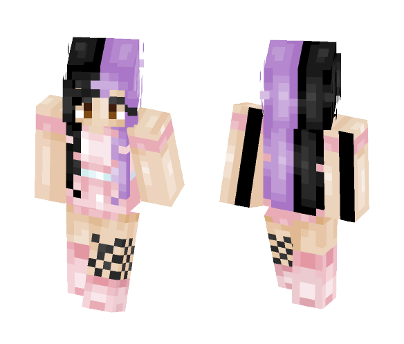Purple Summer - Female Minecraft Skins - image 1