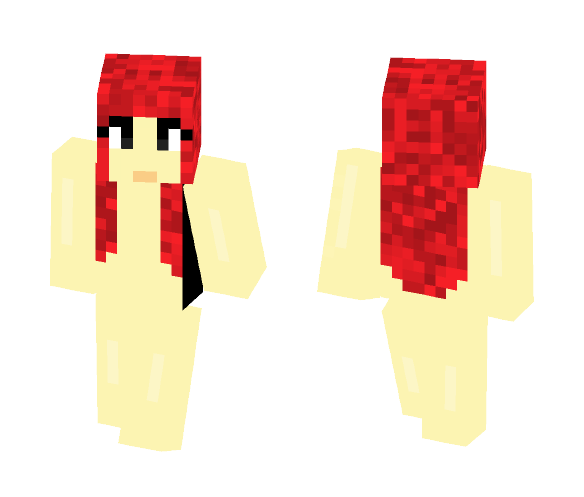 Red Hair Shiny Base - Female Minecraft Skins - image 1