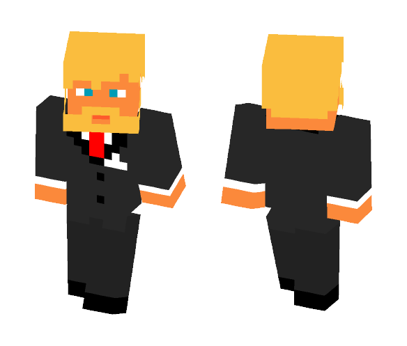 Bearded man with suit - Male Minecraft Skins - image 1