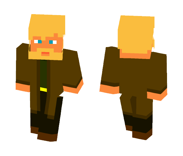 Bearded man with coat - Male Minecraft Skins - image 1